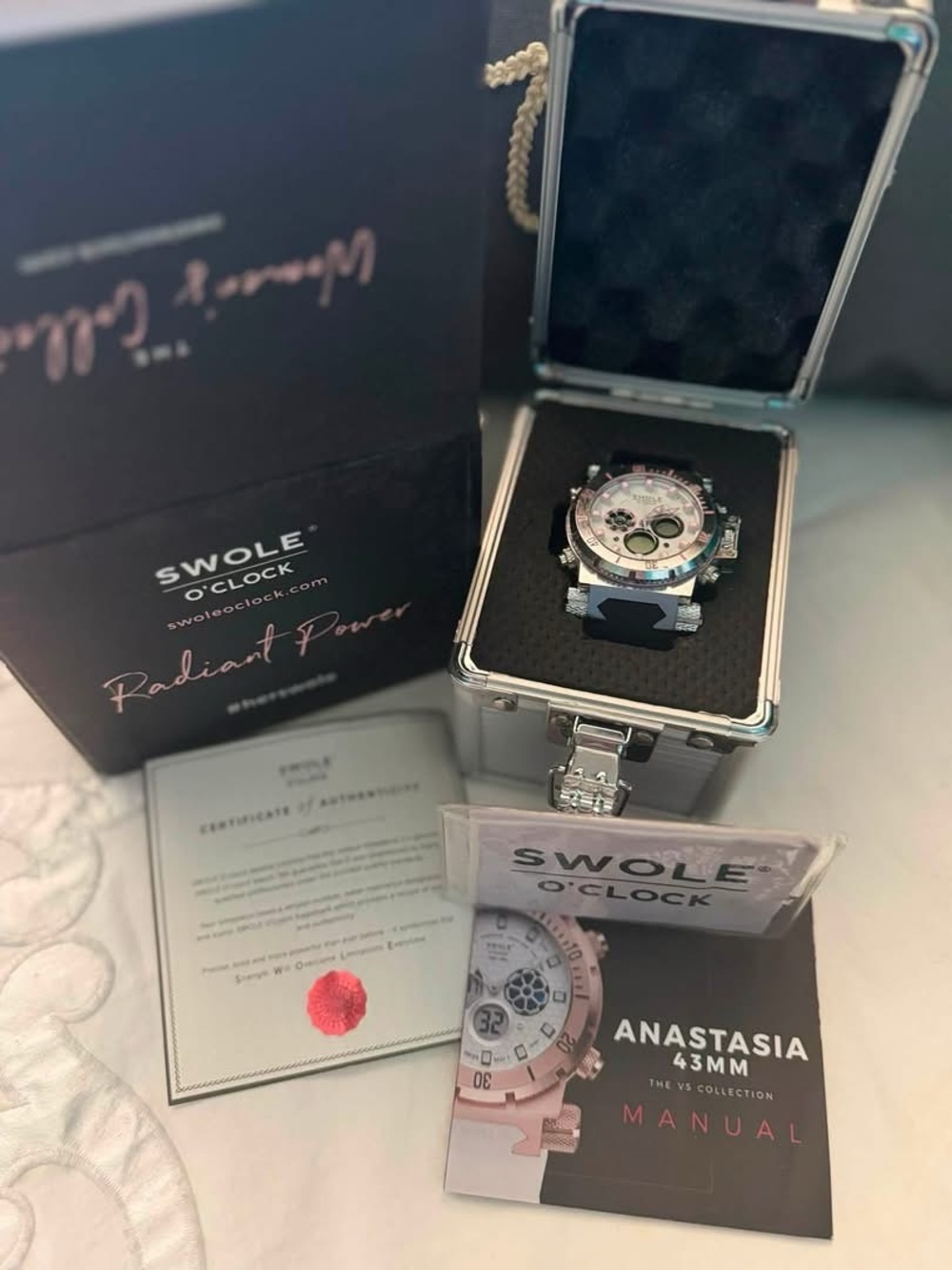 SWOLE O’CLOCK ANASTASIA WOMENS WATCH